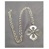 James Avery Sterling Cross & Chain