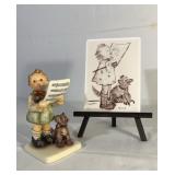 Hummel Harmony & Lyric & A Porcelain Postcard