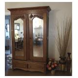Antique Oak Armoire
