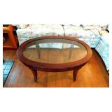 Beveled Glass Coffee Table