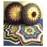 Crocheted Throw Pillows
