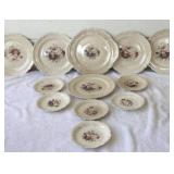 Gold Leaf Antique Plates -Aristocrat