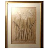 Pair Of Framed Art Decore