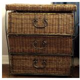 Wicker Rattan Chest