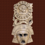 History Aztec Maya Carved Mask-BGR