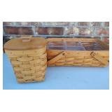 Longaberger Spooner & Small Gathering Baskets