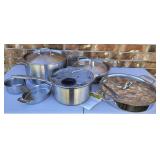 Mixed Lot Of Stainless Cookware