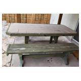 Heavy WoodTile Top Picnic Table