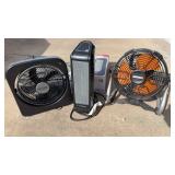 Lasko Heater & 2 Fans