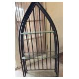 Metal Decorative Stand-Alone Shelf