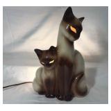Siamese Cats TV Lamp