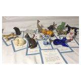 Franklin Mint Curio Cabinet Cats