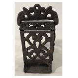 Cast-Iron Matchbox Holder