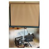 Bell And Howell Projector & Screen