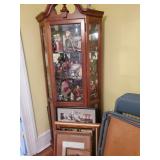 Curios Cabinet Full of Christmas Collection