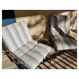 Metal (Iron?) Chairs (Pair)