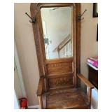 Antique Hall Tree