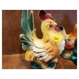 Vintage Rooster and Hen Farmhouse decor