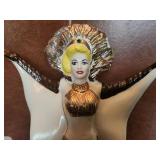 Vegas Show Girl Jim Beam Decanter