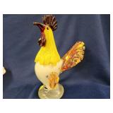 Art Glass Rooster