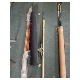 Several Lots of Vintage Fishing Poles
