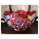 Large Carnival Glass Bowl