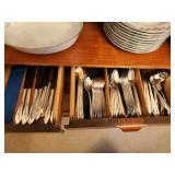 Two Sets Silver plated  silverware