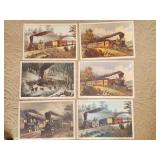 Railroad Themed Postcards