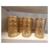 Mid-Century Gold Drinkware