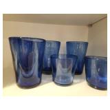 Cobalt Glass Drinkware
