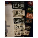 Virginia License Plates
