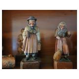 Antique handcarved Italian figures