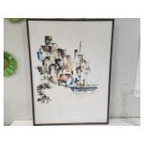 Nautical Painting on Canvas