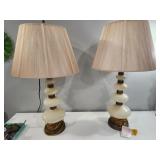 Beautiful Opalescent Table Lamps