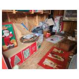 Shed with Christmas Decor and Other Finds