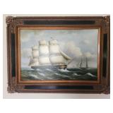 Oil Painting by French Artist Jean Laurent