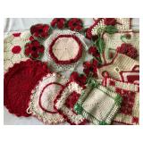 Vintage potholders large collection 