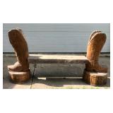 Primitive Western Bench