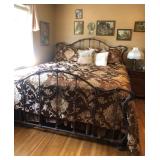 King Size Wrought Iron Bed 