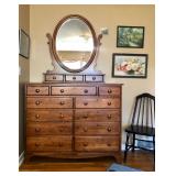Durham Chest with Mirror  Royal Cottage Collection 