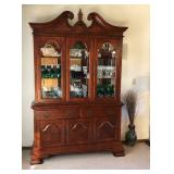 Elegant Lighted China Hutch 