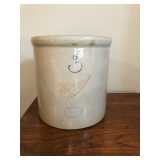 Antique 3 Gallon Red Wing Crock
