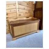 Beautifully Crafted Black Walnut & Oak Hope Chest by Bernard Brantner 