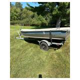 12’Aluminum Boat & Trailer