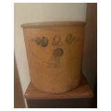 Two Gallon Crock Salt Glaze