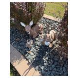 Deer statues 