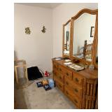 Amish dresser, both of the sides open as well