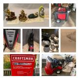 New auction to start 2026. Generator, snow blower, paintings , prints, tools, Krystonia and more!