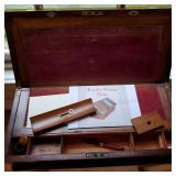 Walnut American Lap Desk Circa 1850