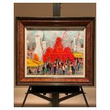 Fine Art "Le Moulin Rouge" By Urbain Huchet